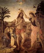 Andrea del Verrocchio Christ-s baptism France oil painting artist